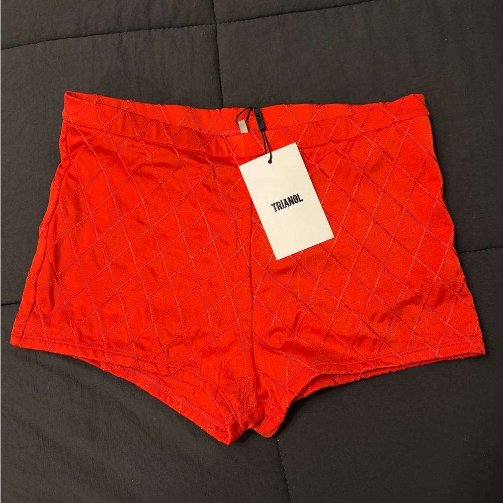 Triangl Swim Shorts - Celeste Viss Red Short